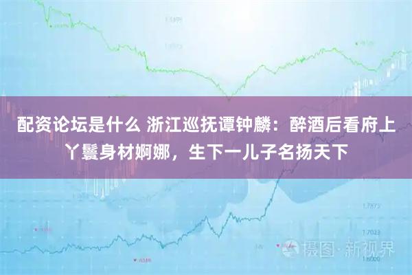 配资论坛是什么 浙江巡抚谭钟麟：醉酒后看府上丫鬟身材婀娜，生下一儿子名扬天下