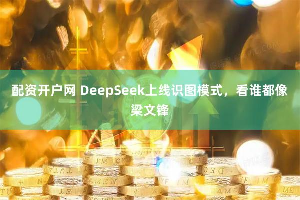 配资开户网 DeepSeek上线识图模式,看谁都像梁文锋